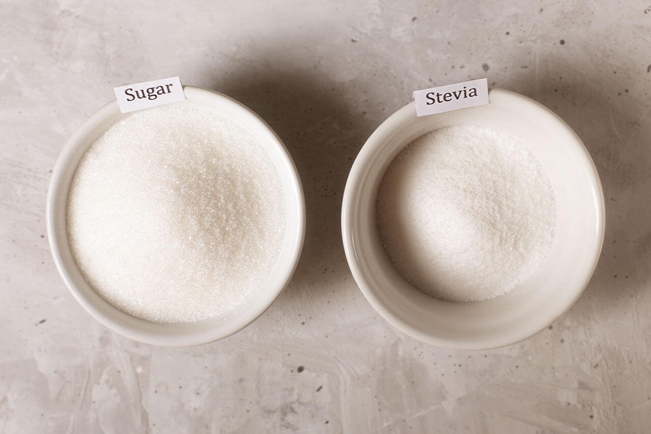 στέβια vs ζάχαρη